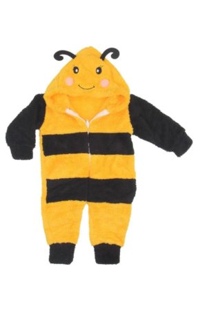 Παιδική Πιτζάμα Ολόσωμη Fleece Bee 5161 - ΚΙΤΡΙΝΟ