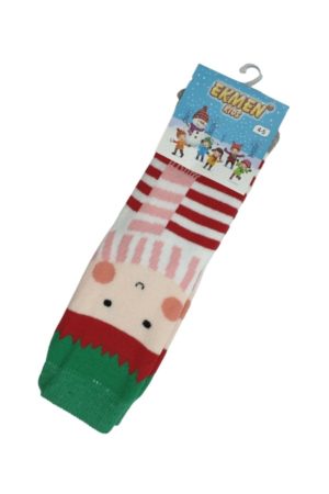 Χριστουγεννιάτικες Παιδικές Κάλτσες 4034 - ΠΟΛΥΧΡΩΜΟ