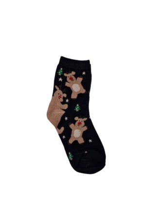 Χριστουγεννιάτικες Κάλτσες F1090 - ΜΑΥΡΟ