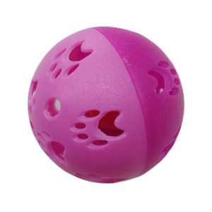 Παιχνίδι Κλουβάκι Μπάλα με Καμπανάκι Δίχρωμο Ροζ 5cm