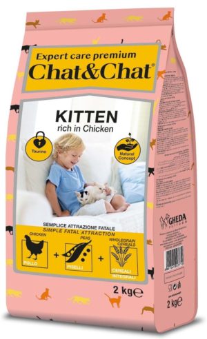 Chat&Chat Expert Kitten με Κοτόπουλο 2Kg