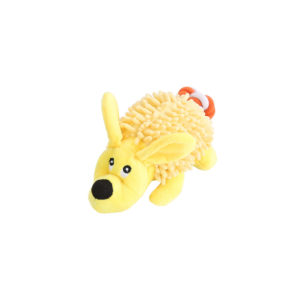Παιχνίδι Λούτρινο Σκύλος Κίτρινο 29x13.5cm με Ήχο