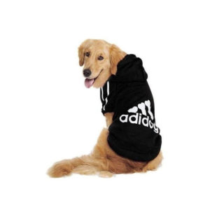 Φούτερ με Κουκούλα Adidog για Σκύλο Μαύρο M: 25cm