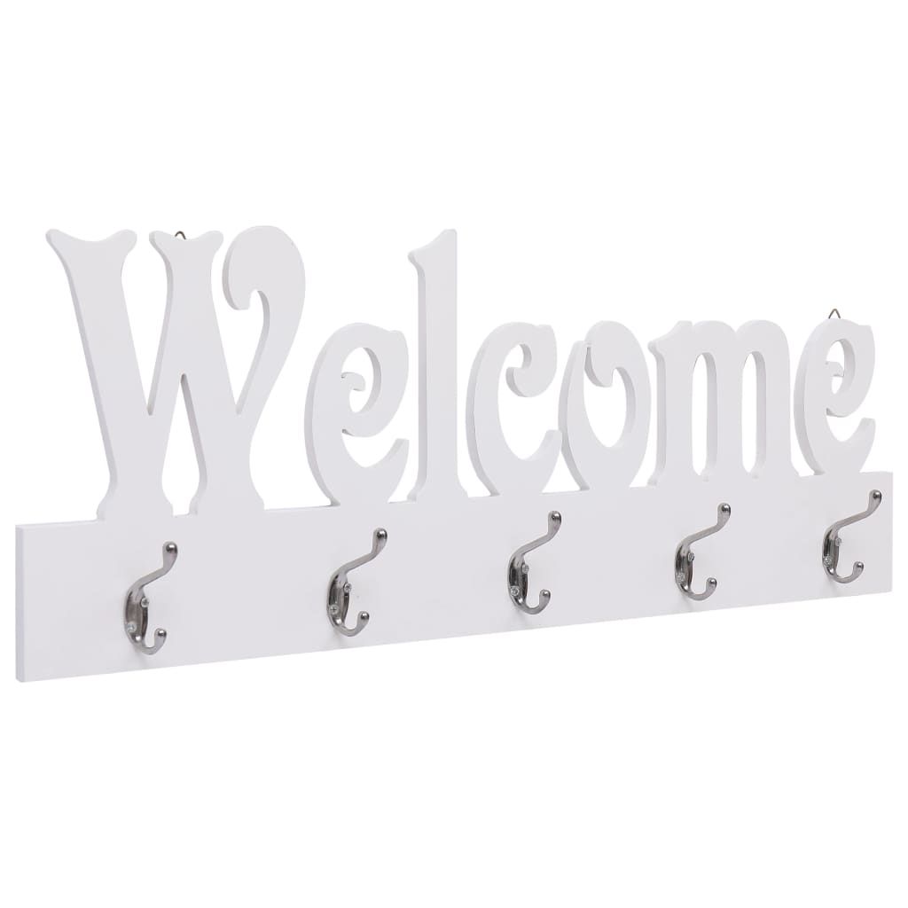 ΚΡΕΜΑΣΤΡΑ ΤΟΙΧΟΥ «WELCOME» ΛΕΥΚΗ 74 X 29,5 ΕΚ. 284247