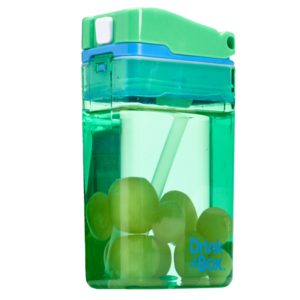 Παιδικό παγούρι με καλαμάκι 235ml πράσινο Drink In The Box