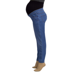 Τζίν εγκυμοσύνης ελαστικό overbump μπλε skinny fit