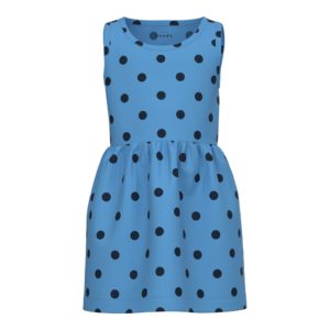 Φόρεμα κοντομάνικο πουά 1-7 μπλε 13215104 Name It