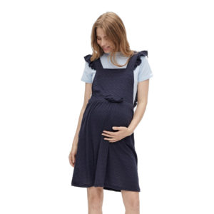 Καλοκαίρινό φόρεμα εγκυμοσύνης τιράντες navy 20016810 Mamalicious