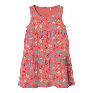 Παιδικό φόρεμα αμάνικο pink leaves 13202911 Name It