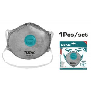 Total Μάσκες Προστασίας μιας Χρήσης FFP2 με Φίλτρο άνθρακα 1τμχ TSP408