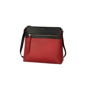 Γυναικεία δερμάτινη τσάντα LAVOR Κόκκινη 507