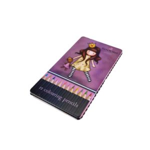 Ξυλομπογιές GORJUSS Princesses (σε μεταλλική συσκευασία) 12 Χρώματα. 207134