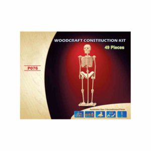 3D Παζλ Ξύλινο ANELIXI Ανθρώπινος Σκελετός P076 49pcs