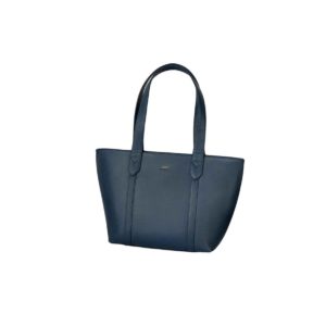 Γυναικεία δερμάτινη τσάντα LAVOR Shopper Μπλε 506