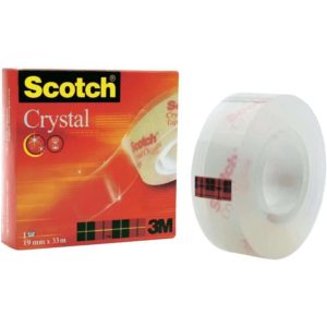 Διάφανη Κρυσταλλική Ταινία SCOTCH Crystal Tape 19mm x 33m