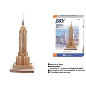 3D Puzzle ANELIXI Empire State Building 55pcs (6+) 2802-B
