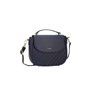Γυναικεία δερμάτινη τσάντα LAVOR Μπλε 509