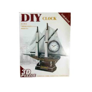 3D Puzzle ANELIXI Sailboat Clock 45pcs (6+) 2807-G