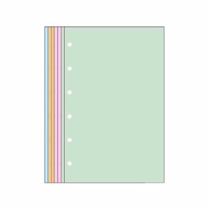 Ανταλλλακτικά Φύλλα Σημειώσεων CONTAX Χωρίς Γραμμαγράφηση - Pocket - Διάφορα Χρώματα