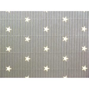 Χαρτόνι Οντουλέ 50x70cm Αστέρια Χρυσά - Μαύρο