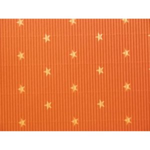 Χαρτόνι Οντουλέ 50x70cm Αστέρια Χρυσά - Κόκκινο