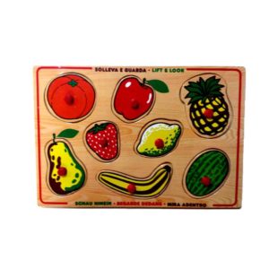 Ξύλινο Puzzle ANELIXI Φρούτα (18 μηνών +) D43
