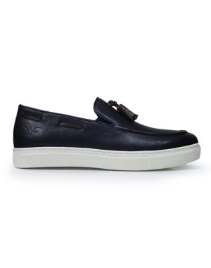 Versace 19.69 Abbigliamento Sportivo Ανδρικά Παπούτσια Σκούρο Μπλε (YO XL6611) (Δέρμα)