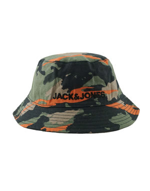 Jack & Jones Ανδρικό Βαμβακερό Καπέλο DANIEL BUCKET Μαύρο (12185421) (Βαμβάκι)