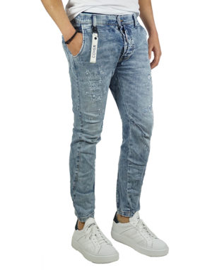 Cover Ανδρικά Βαμβακερά Jeans NAMOS 3D Denim Loose Fit (Q3675-24) (98% Βαμβάκι, 2% Ελαστάνη)