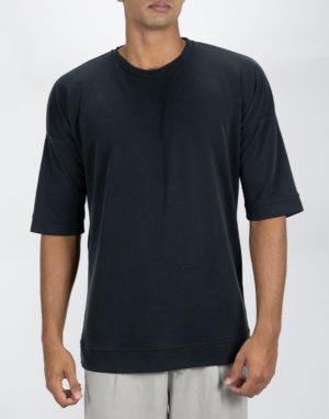 Vittorio Artist Ανδρική Μπλούζα Μαύρο Regular Fit (200-2324-009) (70% Mondal, 30% Πολυεστέρας)