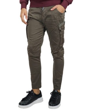 Cover Ανδρικό Βαμβακερό Παντελόνι ELVIS Πουρό Slim Fit (T0185-23) (98% Βαμβάκι, 2% Ελαστάνη)