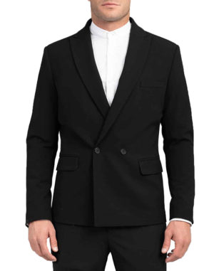 Vittorio Artist Ανδρικό Σακάκι NOVALE Μαύρο Slim Fit (NOVALE) (63% Βισκόζη, 32% Πολυεστέρας, 5% Ελαστάνη)