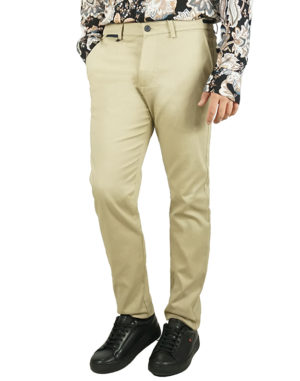 Vittorio Artist Ανδρικό Βαμβακερό Παντελόνι COMO Εκρού Regular Fit (500-24-COMO) (98% Βαμβάκι, 2% Ελαστάνη)