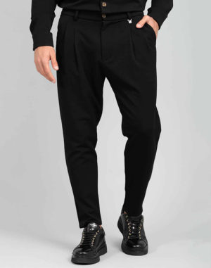 Vittorio Artist Ανδρικό Παντελόνι MOLVE Μαύρο Slim Fit (500-2223-MOLVE) (68% T, 29% R, 3% SP)