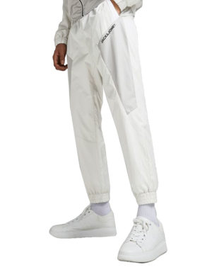 Jack & Jones Ανδρικό Παντελόνι RODMAN Άσπρο Comfort Fit (12189683) (100% Πολυεστέρας)