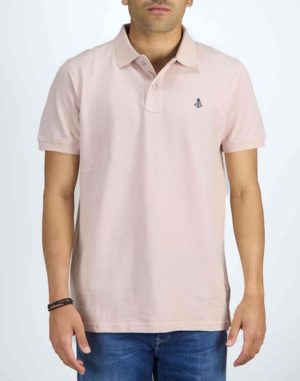 Explorer Ανδρική Βαμβακερή Μπλούζα Polo Ροζ Regular Fit (2421102000) (100% Βαμβάκι)