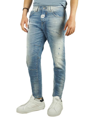 Cosi Ανδρικά Βαμβακερά Jeans ISSEO3 Denim Slim Fit (59-ISSEO3) (98% Οργανικό Βαμβάκι, 2% Ελαστάνη)