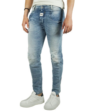 Cosi Ανδρικά Βαμβακερά Jeans MAGGIO1 Denim Slim Fit (59-MAGGIO1) (66% Βαμβάκι, 32% Οργανικό Βαμβάκι, 2% Ελαστάνη)