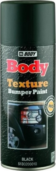 Σπρέι βαφής πλαστικών Texture σαγρέ Μαύρο Bumper Paint Body 400ml.