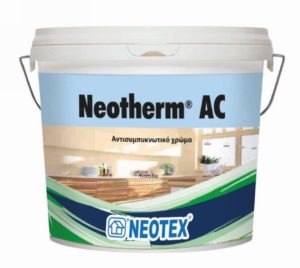 Αντιμουχλικό και αντισυμπυκνωτικό χρώμα με θερμομονωτικές ιδιότητες λευκό NEOTHERM AC NEOTEX 3lt