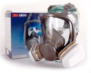 Μάσκα προστασίας 3M 6800 ολόκληρου προσώπου κομπλέ σετ με φίλτρα και πρόφιλτρα