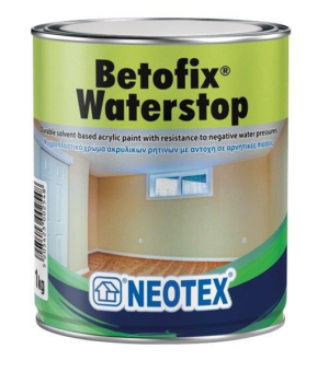 Μονωτικό ψυχροπλαστικό χρώμα μεγάλης αντοχής για υγρασίες Betofix Waterstop
