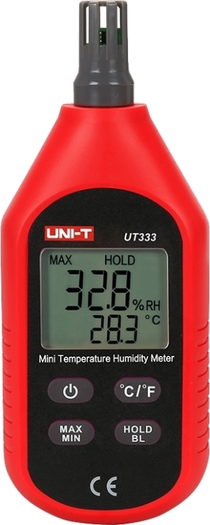 Ψηφιακό υγρασιόμετρο θερμόμετρο μίνι UNI-T UT333