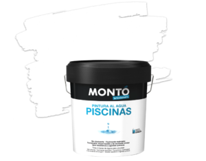 Χρώμα πισίνας νερού Λευκό για εφαρμογή σε πισίνες από τσιμέντο Pintura al Agua Piscinas ΜΟΝΤΟ 4Lt