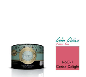 Χρώμα κιμωλίας νερού Deco Chalk Paint Color Choice 375ml - 1-50-7 Cerise Delight