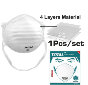 Μάσκα Προστασίας Μιας Χρήσης FFP2 1τμχ Total TSP401