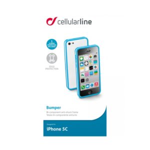 CELLULARLINE BUMPER IPHONE 5C blue backcover
