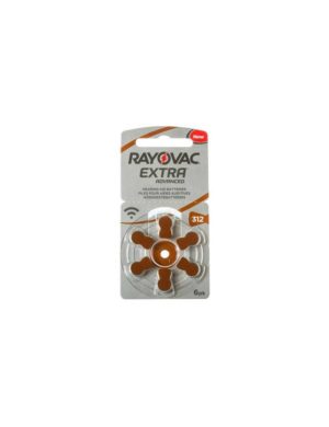 Μπαταρίες ακουστικών Rayovac Extra Advanced 6 μπαταρίες Νο 312