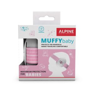 ALPINE Muffy Baby ωτοασπίδες για μωρά και νήπια, Ροζ -νέα συσκευασία- 111.82.371