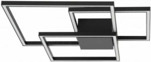 Φωτιστικό Οροφής Πλαφονιέρα LED 42W 3000K Μαύρο | Zambelis Lights | 2023